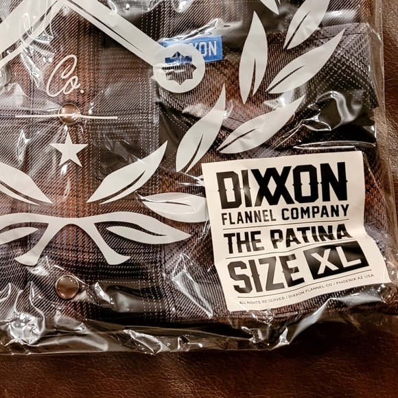 Camicia Dixxon Flannel The Patina - Uomo 2XL, Nuova Con Scatola